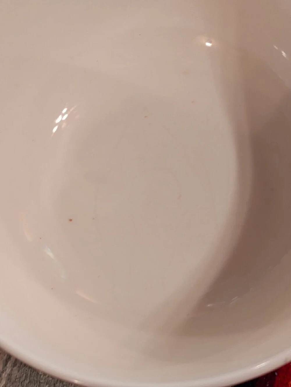 Ceramic Serving Bowl in Yellow and Blue - Decorative Fruit Pattern